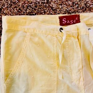 Anthropologie Butter Eyelet Pants 🦋